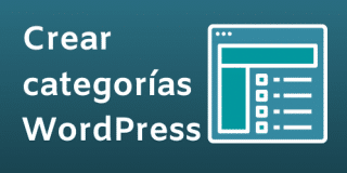 crear categorías wordpress