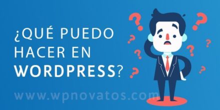 Que puedo hacer en WordPress