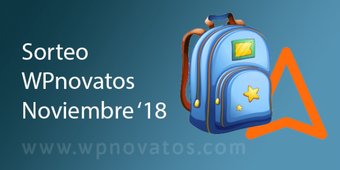 sorteo wpnovatos noviembre18