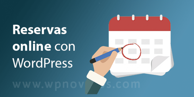 reservas online wordpress