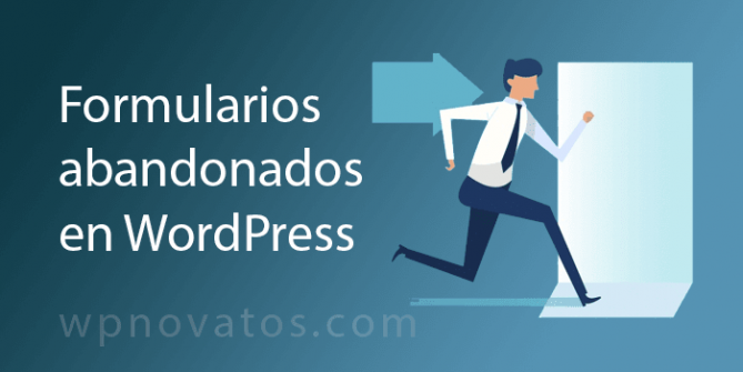 formularios abandonados wordpress